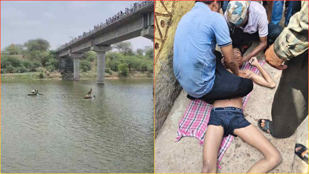 पानी लील गया 3 जान: उज्जैन में चप्पल के चक्कर में काका-भतीजे की मौत, इधर निवाड़ी में नहाने के दौरान डूबा युवक 