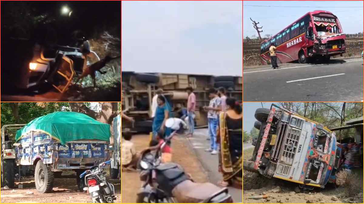 MP में हादसों का शुक्रवार: 5 जगहों पर मौत का तांडव, 7 साल के मासूम समेत 3 की गई जान, कई घायल