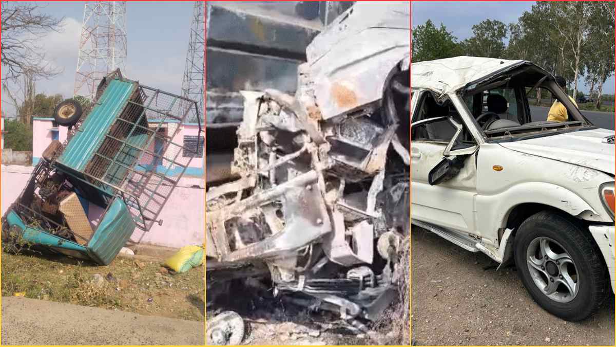 MP में मौत का तांडव: इन 3 जिलों में खून से लाल हुई सड़क, हादसे में 6 लोगों की गई जान