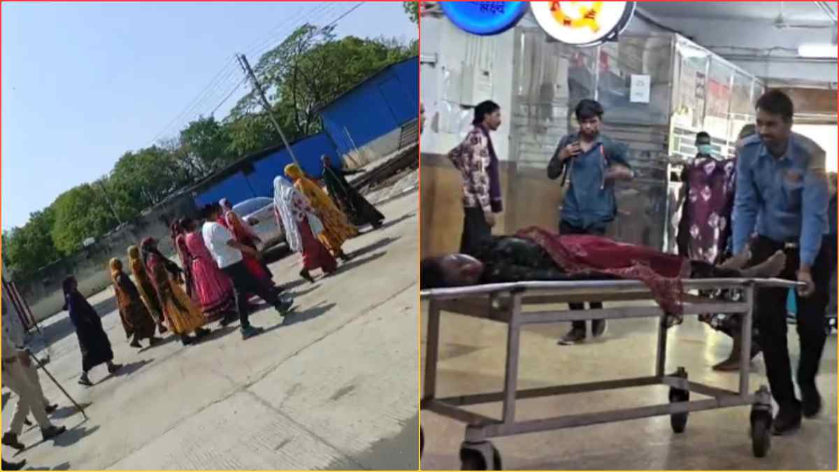 अतिक्रमण हटाने पर हंगामा: हॉस्पिटल परिसर में पत्थरबाजी, साठिया समुदाय की 4 महिलाओं ने खाया जहर