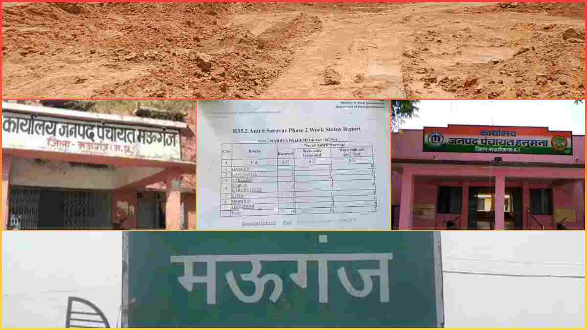 मऊगंज महाघोटाला: कागजों पर ‘लबालब’, धरातल पर ‘सूखे’… 35 करोड़ से ज्यादा की ‘वॉटरशेड’ और मनरेगा राशि डकार गए अफसर-वेंडर! विधानसभा को भी परोस दिया ‘सफेद झूठ’