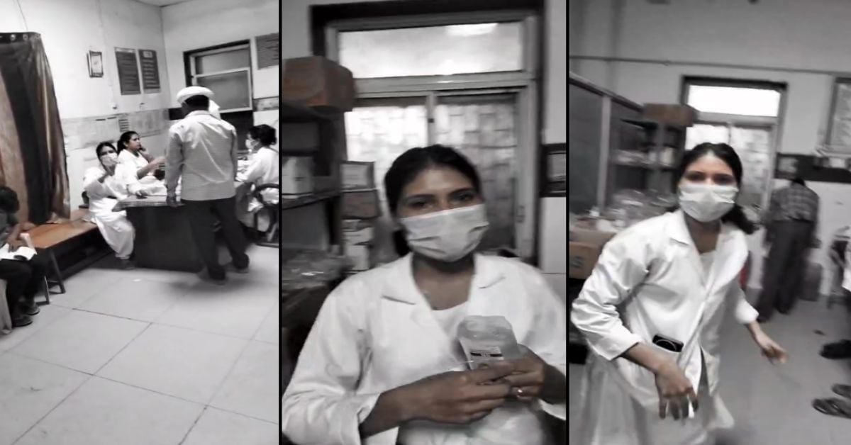 जिला अस्पताल में हंगामा! नर्स पर बोतल फेंकने और अभद्रता का आरोप, VIDEO वायरल
