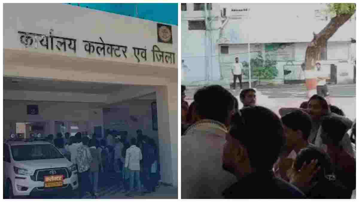 कलेक्ट्रेट परिसर में ABVP का ‘हाई-वोल्टेज’ हंगामा! धरने पर बैठे छात्र, क्या BNSS की धारा 163 के उल्लंघन पर गिरेगी कानूनी गाज?