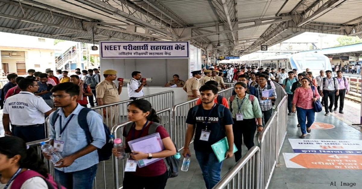 NEET Exam 2026: नीट परीक्षा को लेकर रेलवे अलर्ट, भोपाल समेत 5 शहरों के स्टेशनों पर रहेगी विशेष व्यवस्था