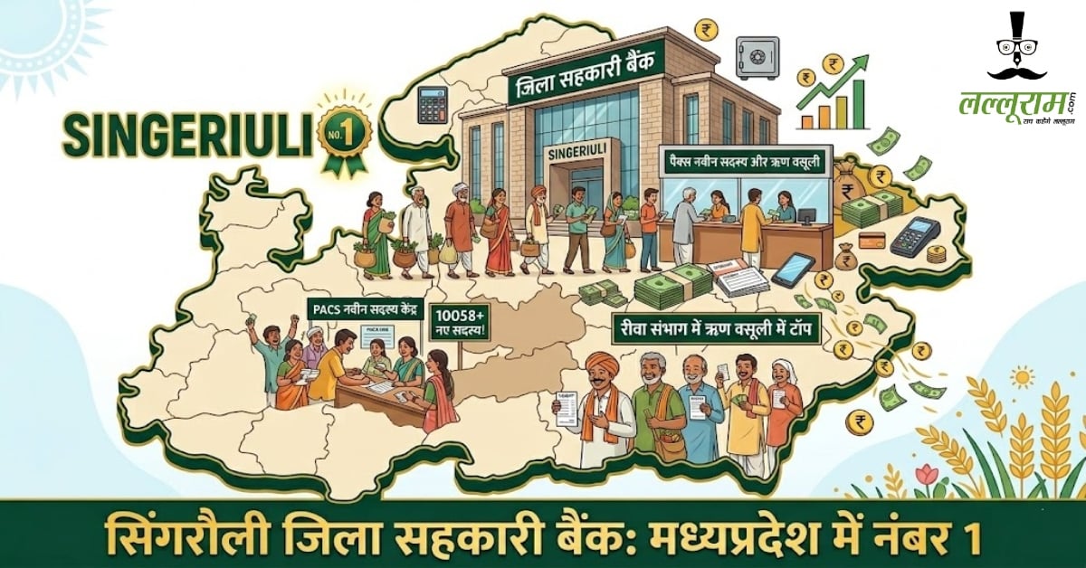 सिंगरौली का पूरे MP में डंका: पैक्स नवीन सदस्यता अभियान में जिला सहकारी बैंक आया नंबर-1, ऋण वसूली में भी रीवा संभाग में टॉप
