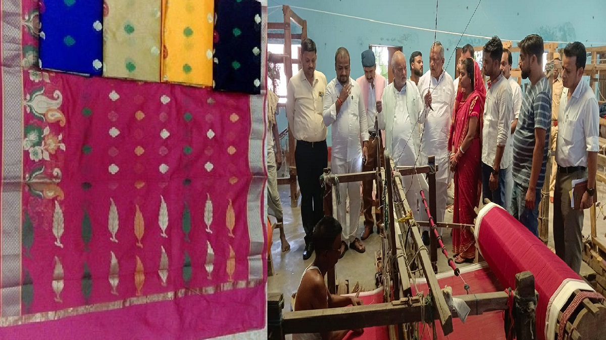 नालंदा की विश्व प्रसिद्ध बावन बूटी साड़ी को मिला GI Tag, मंत्री श्रवण कुमार ने बुनकरों को दी बधाई