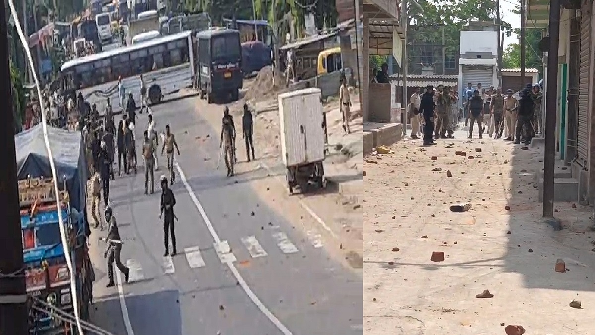 नालंदा में डिग्री कॉलेज विवाद ने लिया हिंसक रूप, छात्रों और पुलिस के बीच पथराव, 7 लोग गिरफ्तार