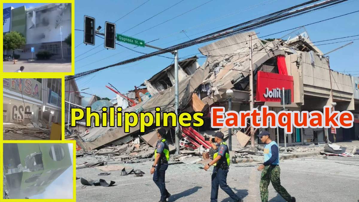 Philippines Earthquake Video: फिलीपींस में भूकंप, 7.8 तीव्रता से कांप उठी धरती, एक घंटे में तीन बार झटके लगे, कई भवन जमींदोज