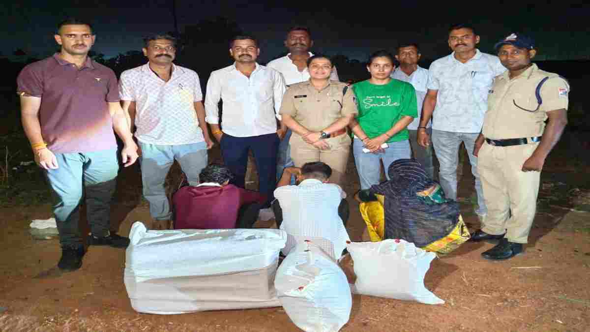रेल सुरक्षा बल भोपाल मंडल की बड़ी कार्रवाई, पटाखे, चोरी का मोबाइल और 20 किलो से अधिक गांजा जब्त