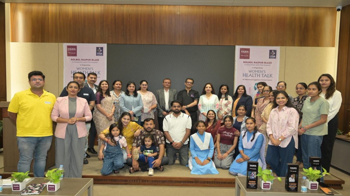 रोलबोल रायपुर ब्लेज़ ने महिला स्वास्थ्य पर आयोजित किया टॉक शो, विश्व मासिक धर्म स्वच्छता दिवस के अवसर पर हुआ आयोजन