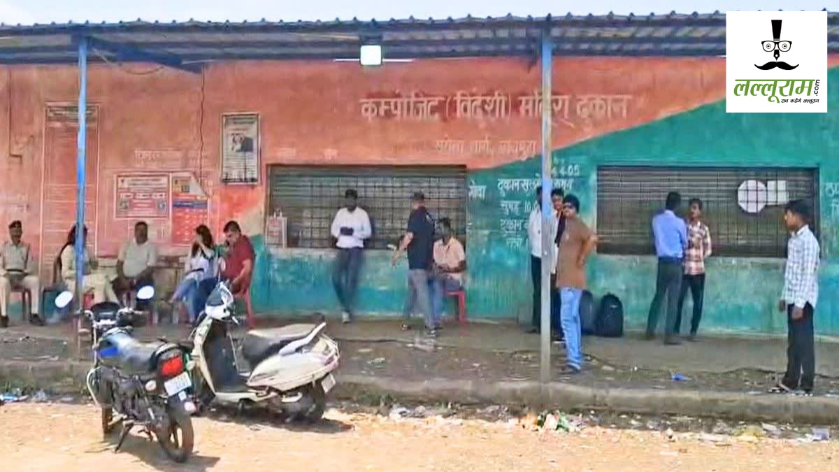 शराब दुकान में बड़ी चोरी : 7 लाख का लॉकर उखाड़ ले गए चोर, CCTV का DVR भी पार