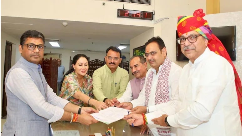 Rajasthan Politics: सतीश पूनिया और अलका गुर्जर का राज्यसभा के लिए नामांकन, सीएम भजनलाल ने कही ये बड़ी बात