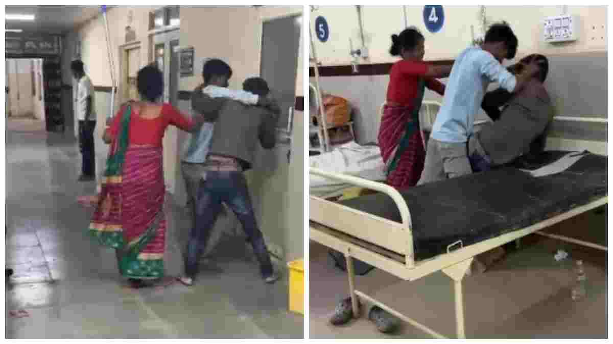 अस्पताल के आइसोलेशन वार्ड में हाईवोल्टेज ड्रामा: दो भाइयों के बीच हुई मारपीट, मरीजों में मची दहशत 