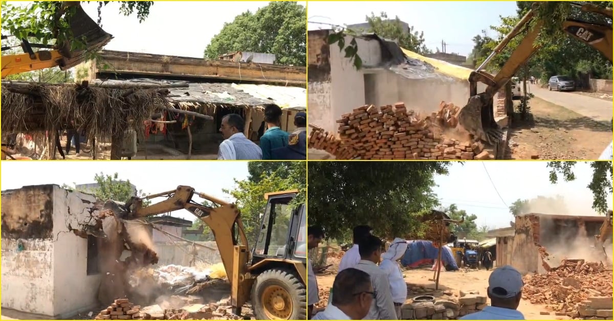 जर्जर छात्रावास में 15 साल से अतिक्रमण, पथराव के बाद दोबारा पहुंची प्रशासनिक टीम, खाली कराया भवन, फिर किया ध्वस्त