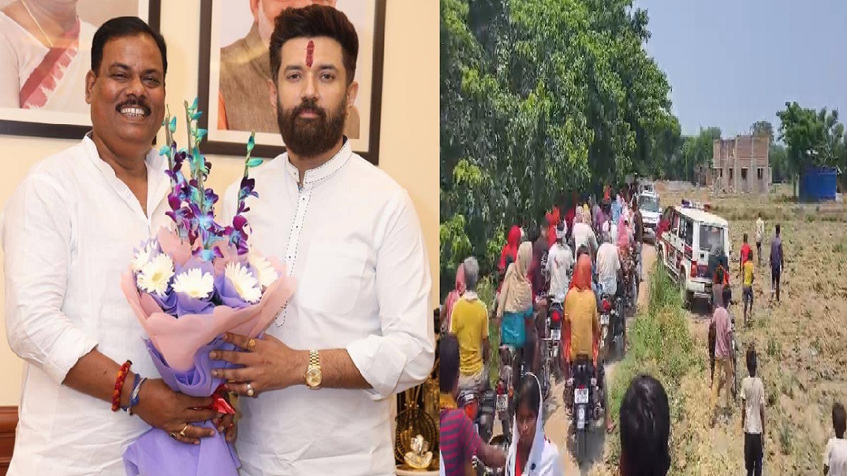 चिराग पासवान के मंत्री संजय पासवान पर 100 बीघा जमीन कब्जाने का आरोप, DM-SP से न्याय की गुहार