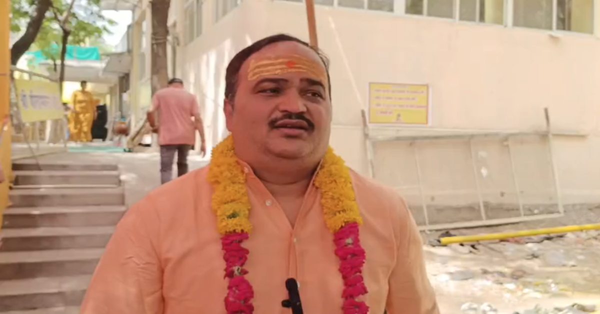 मां पीतांबरा पीठ के दर पर शिवसेना नेता: आनंद दुबे ने बीजेपी पर बोला हमला, कहा- ‘कोई सांसद कहीं नहीं जाएगा’