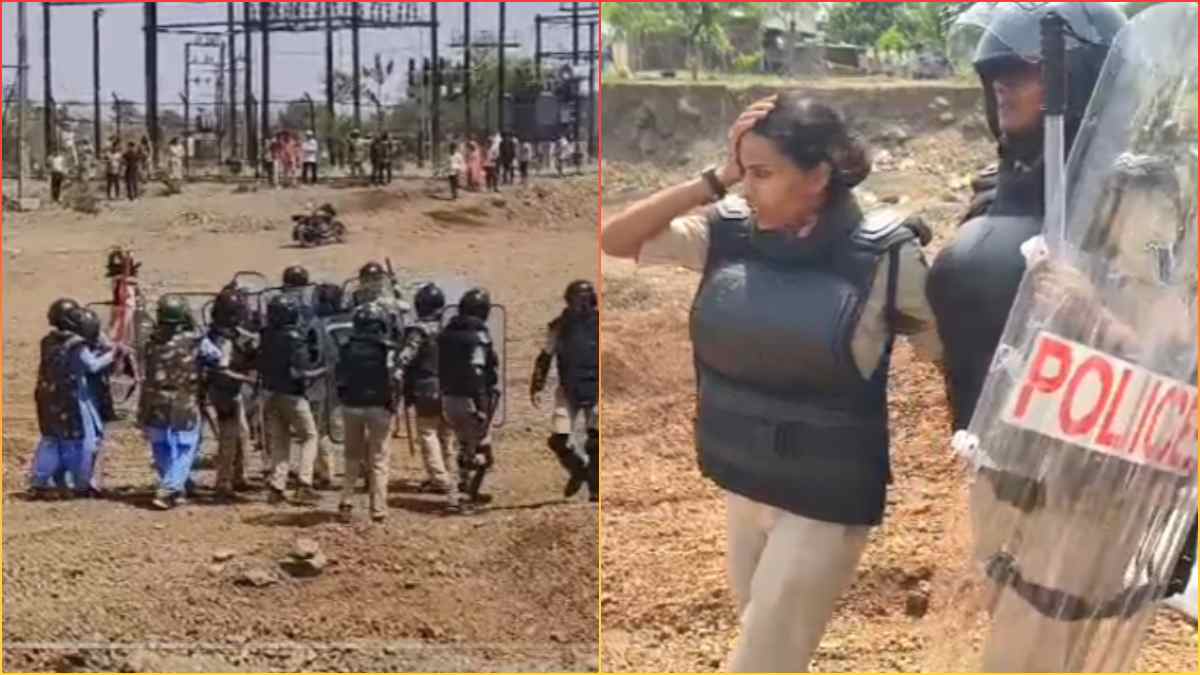 रतलाम में पुलिस टीम पर पथराव: महिला समेत 2 पुलिसकर्मी घायल, कई प्रदर्शनकारी हिरासत में