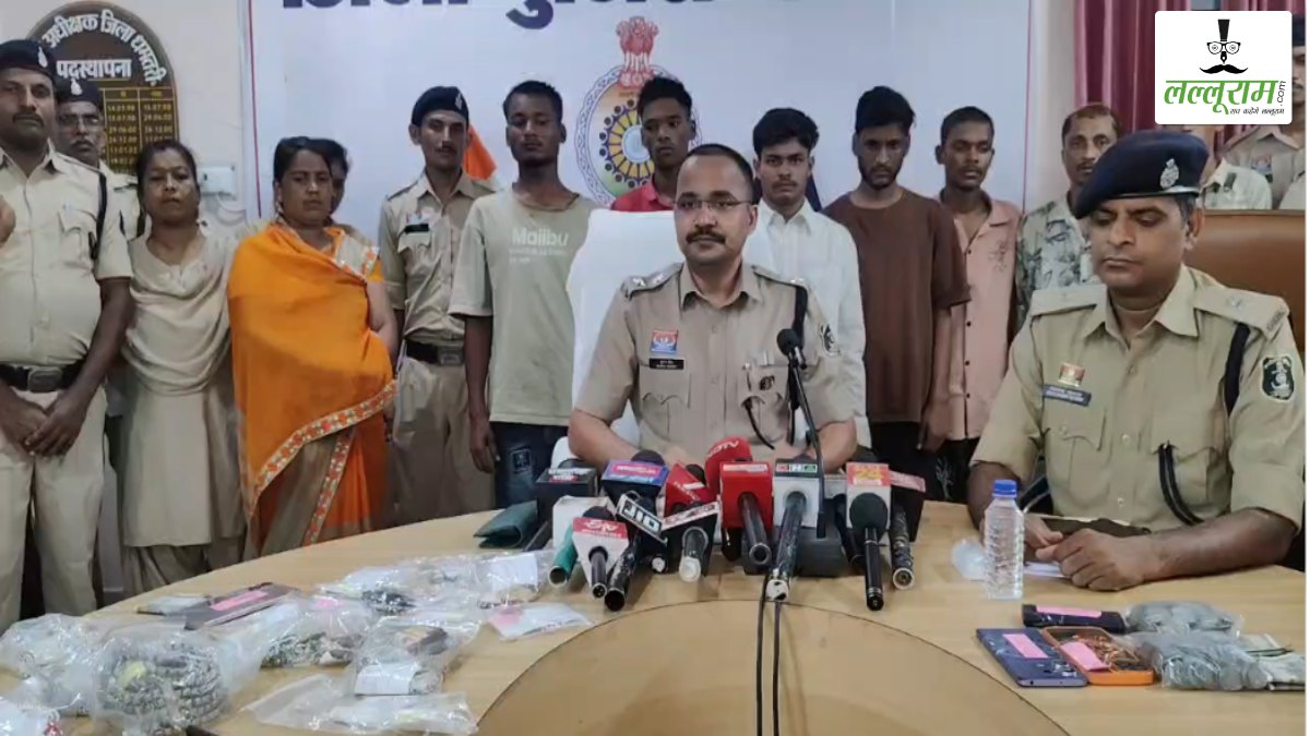 पुलिस के हत्थे चढ़ा ‘टैटू गैंग’: एक महिला सहित पकड़ाए 8 आरोपी, आभूषण समेत 24 लाख का माल जब्त