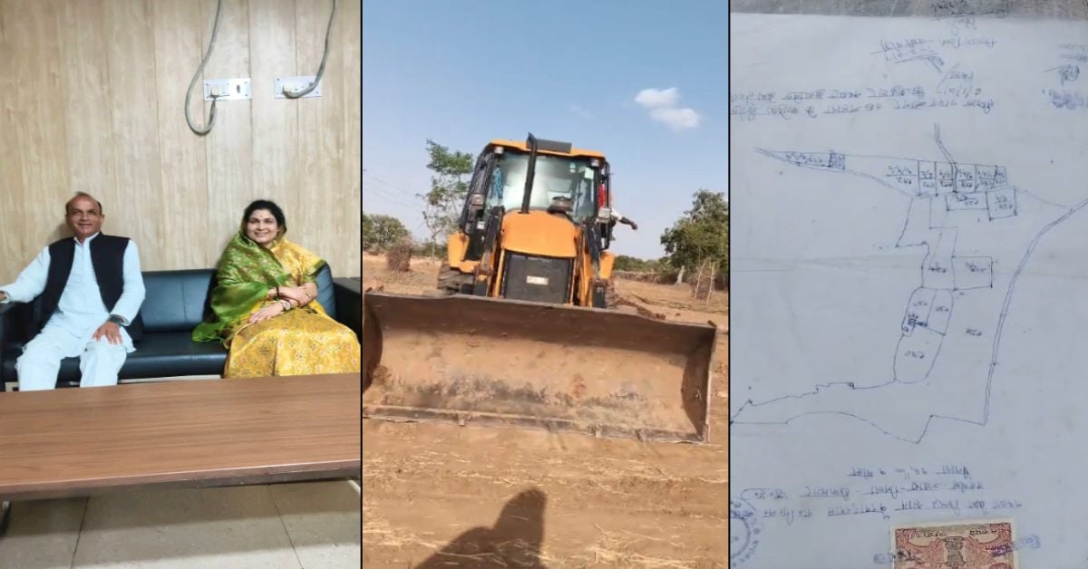 मंत्री कृष्णा गौर की रिश्तेदार पर जमीन कब्जाने का आरोप, JCB लेकर खेत में घुसीं, विरोध पर बवाल