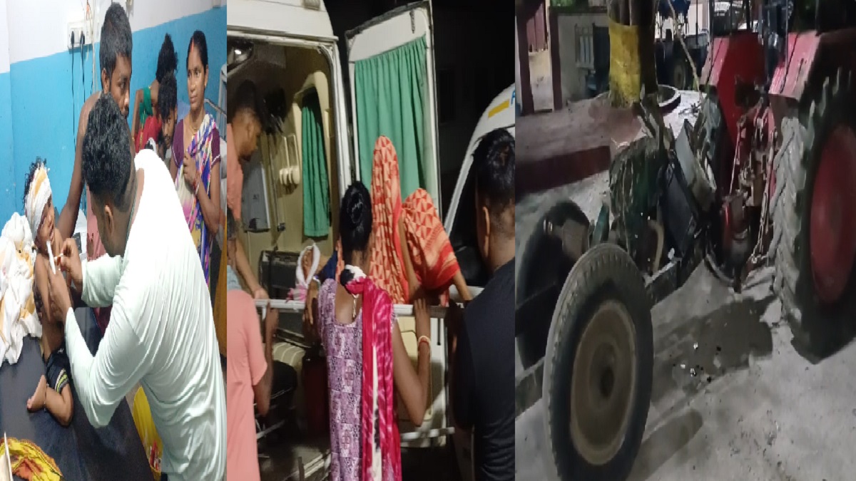 भीषण गर्मी में घर के बाहर सो रहे एक दर्जन से अधिक लोगों को ट्रैक्टर ने कुचला, 7 की हालत गंभीर