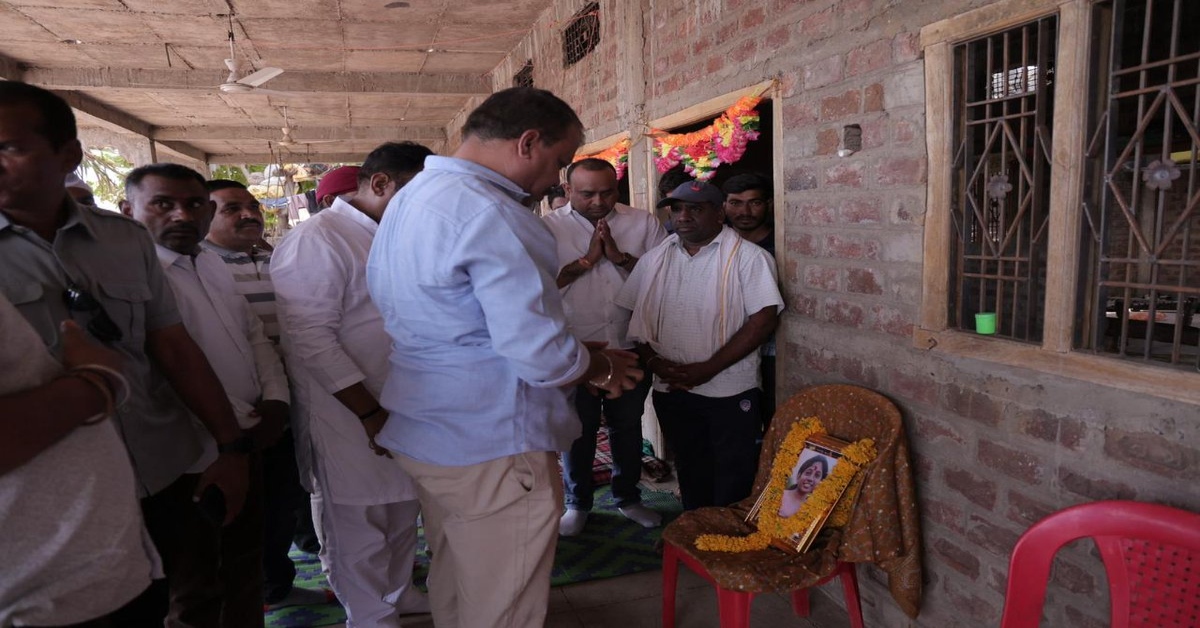 NEET री एग्जाम के बीच छात्रा को श्रद्धांजलि: उमंग सिंघार पहुंचे घर, बोले- ‘व्यवस्था की चूक ने छीनी एक जिंदगी’