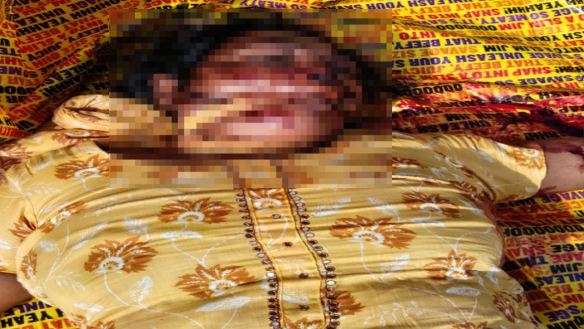 हिसार के खरड़ में मर्डर का सस्पेंस: खेतों में मिला 42 साल की महिला का शव, गले में कसी थी चुन्नी, हाथ पर लिखे हैं दो नाम
