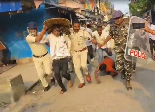 मूछ मुंडवाकर 2300 KM दूर जाकर छुपा, फिर भी पकड़ा गया TMC नेता ; लोगों ने अंडे-चप्पलों से किया स्वागत