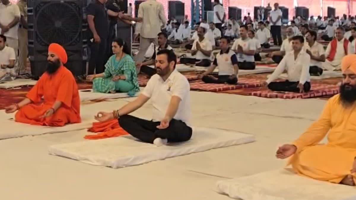 डेरा बाबा भूमणशाह में योग शिविर का आयोजन: मुख्यमंत्री सैनी बोले- नशे के खिलाफ योग सबसे बड़ा हथियार