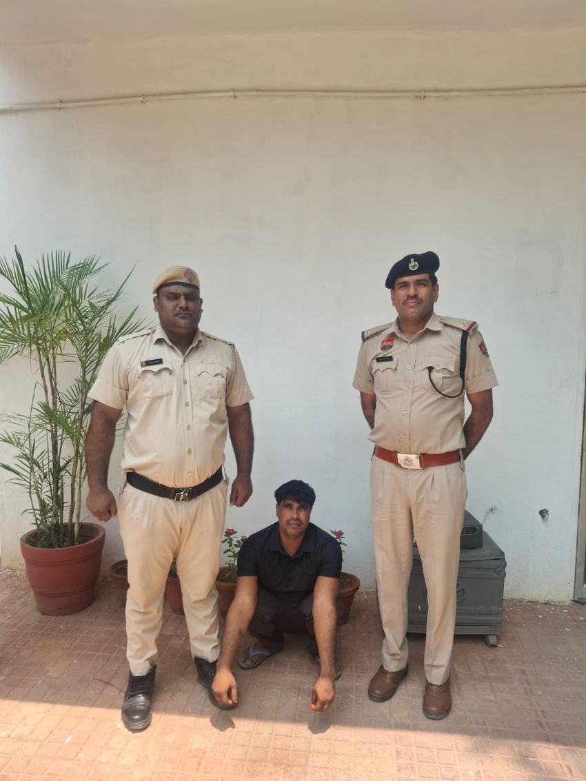 गुरुग्राम पुलिस पर गाड़ी चढ़ाने वाला 5 हजार का इनामी गौ-तस्कर गिरफ्तार, पुराना सोहना रोड से दबोचा