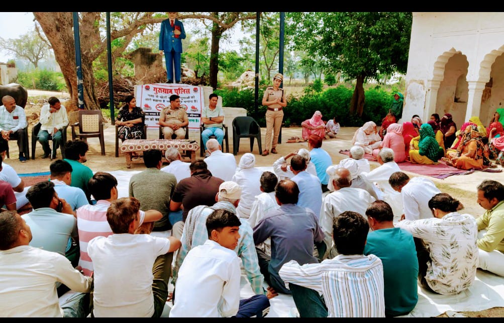 नशे और साइबर ठगी के खिलाफ पुलिस का जागरूकता अभियान, लेबर चौक पर लोगों को दिलाई सुरक्षा की शपथ