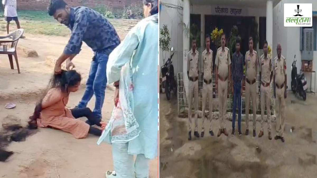 हैवानियत की हदें पार करने वाला पति गिरफ्तार: चरित्र शंका में पत्नी का मुंडन कर पिलाया था पेशाब