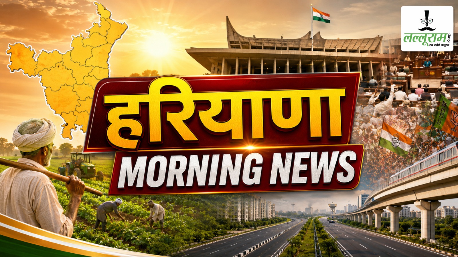 Haryana Morning News: बीफ टिप्पणी पर महिला की गिरफ्तारी से लेकर बिजली की निर्बाध सप्लाई के दावे तक एक क्लिक में पढ़ें आज किन खबरों पर रहेगी नजर