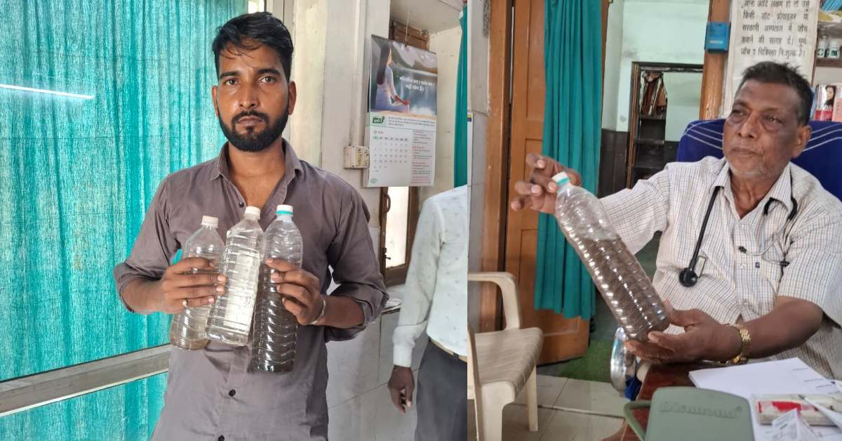बीमारी सप्लाई कर रहा जल निगम! 7 महीने से आ रहा गंदा पानी, 30 गांवों में हो रही दूषित जल की आपूर्ति