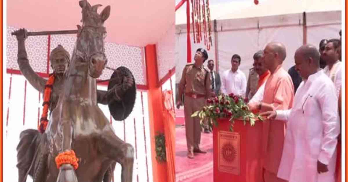 झलकारी बाई की प्रतिमा का अनावरण: CM योगी ने उनके शौर्य और बलिदान को किया नमन, वीरांगनाओं के सम्मान को बताया राष्ट्रभक्ति की सबसे बड़ी प्रेरणा