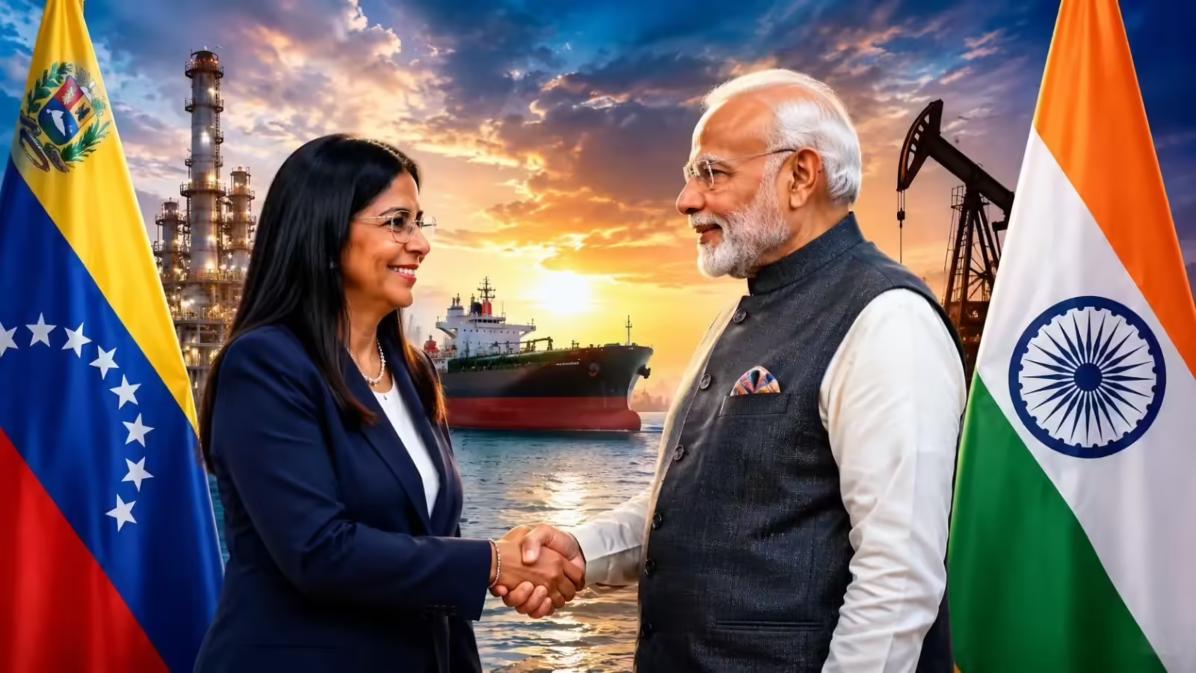 वेनेजुएला की कार्यवाहक राष्ट्रपति 5 दिन की भारतीय दौरे पर, पीएम मोदी से हैदराबाद हाउस में होगी मुलाकात