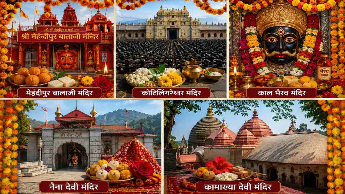 इन 5 मंदिरों की मान्यता सुनकर चौंक जाएंगे आप, यहां से प्रसाद घर ले जाना है वर्जित …