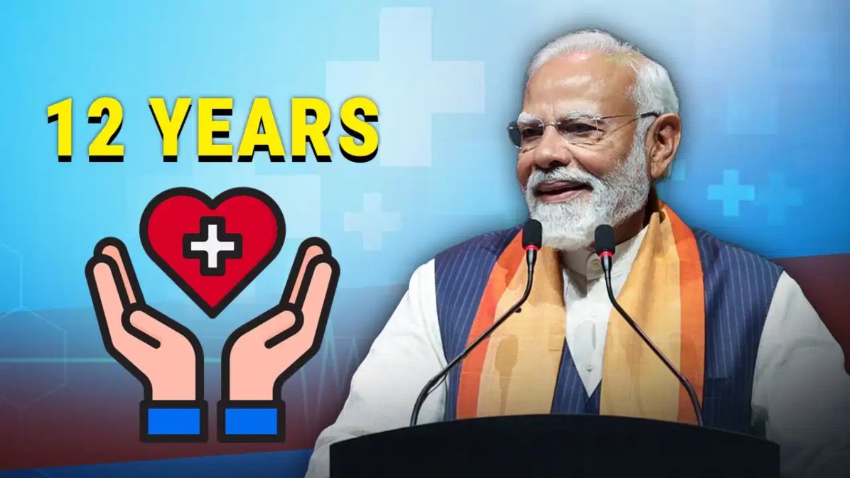 स्वस्थ भारत सशक्त भारत की मुहिम पर 12 सालों में में हुआ काम, PM बोले- हेल्थकेयर को बनाया किफायती और आसान, दुनियाभर में आयुष्मान का नाम
