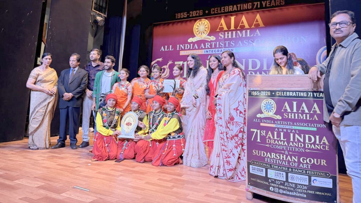 शिमला में बस्तर की बेटियों का जलवा, राष्ट्रीय नृत्य प्रतियोगिता में हासिल किया प्रथम स्थान