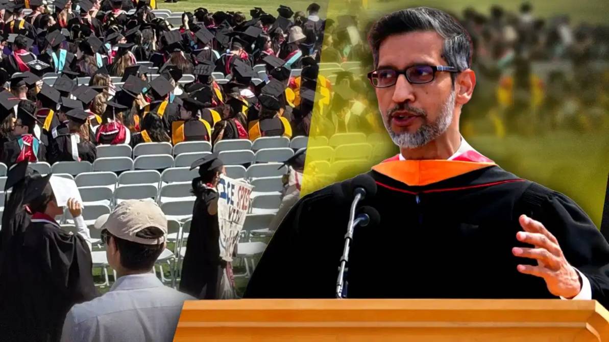 Google CEO का स्टैनफोर्ड यूनिवर्सिटी में छात्रों ने किया वॉकआउट, विरोध का कनेक्शन इजरायल टू गाजा