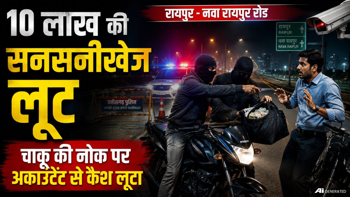 दस लाख की लूट में मास्टरमाइंड गिरफ्तार, फरार आरोपियों की पुलिस कर रही तलाश, पोहा पॉइंट पर बैठकर बनाई थी रकम बंटवारे की रणनीति…