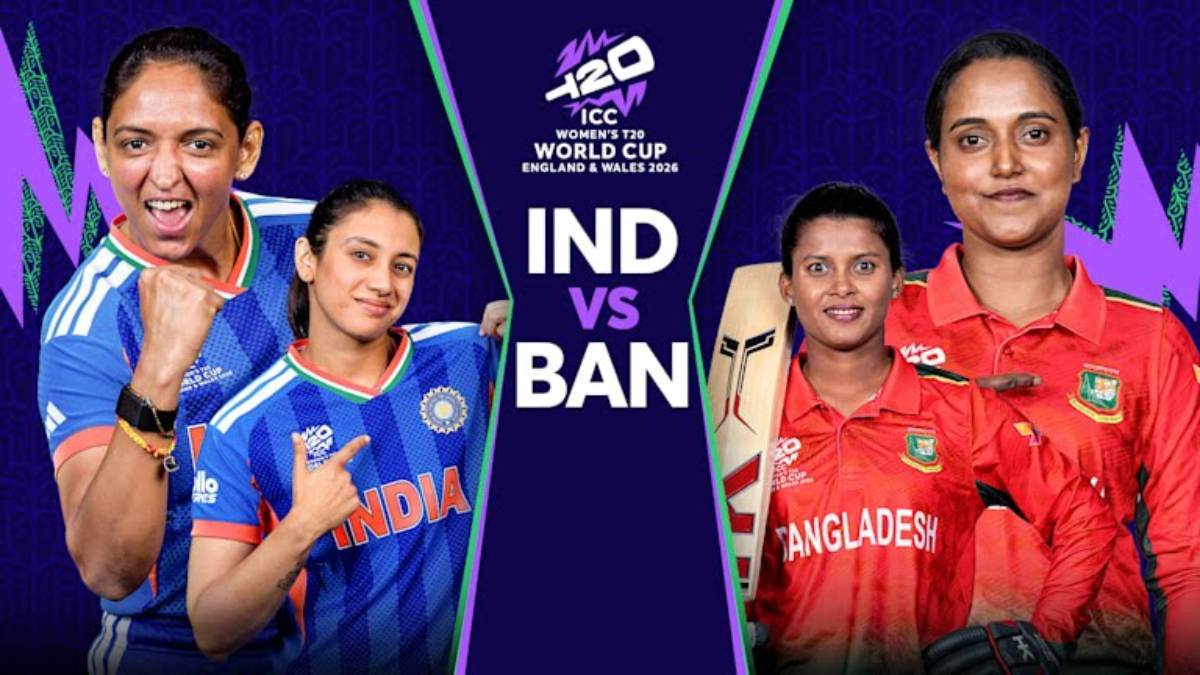 ICC Women’s T20 World Cup 2026: मैनचेस्टर में शाम भारत और बांग्लादेश के बीच होगी भिड़ंत, देखें पिच रिपोर्ट और हेड-टू-हेड रिकॉर्ड समेत मैच से जुड़ी सभी जरूरी अपडेट्स