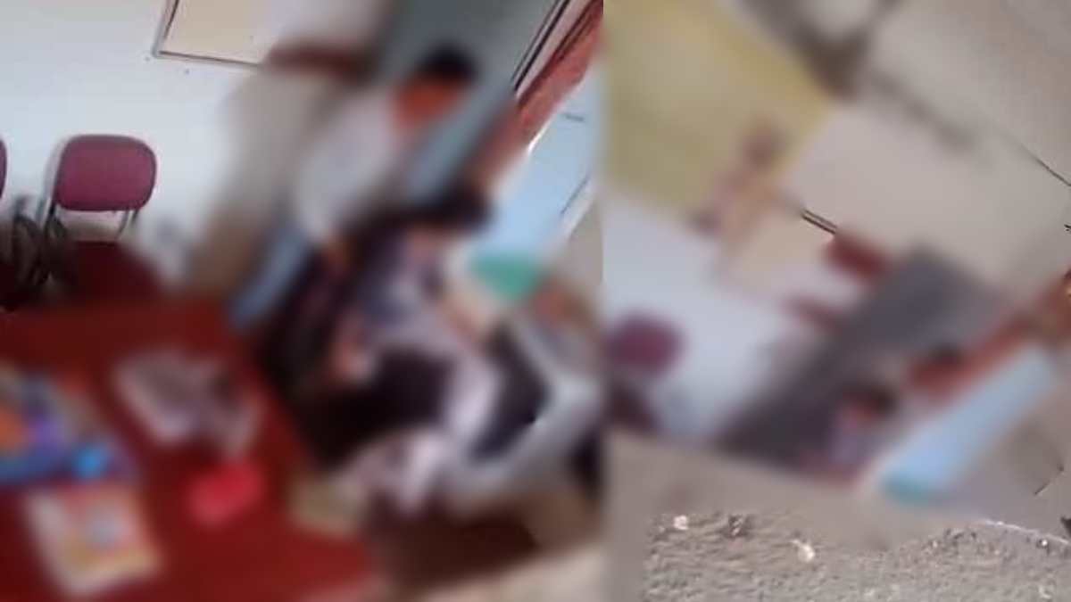 स्कूल बना अय्याशी का अड्डा! : महिला टीचर के साथ रंगरेलियां मनाते शिक्षक का वीडियो वायरल, कलेक्टर ने दिए जांच के आदेश