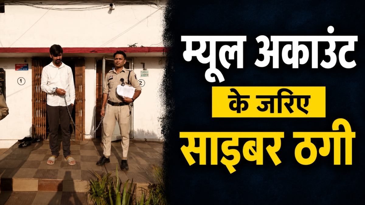 Cyber ​​Fraud : म्यूल अकाउंट के जरिए साइबर ठगी का नेटवर्क बेनकाब, तीन राज्यों से शिकायत के बाद आरोपी गिरफ्तार