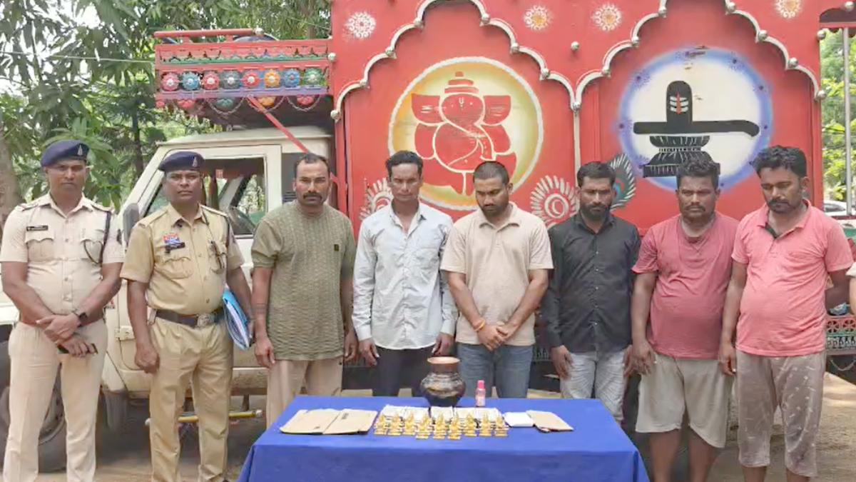 CG Crime : घर से सोना निकालने का झांसा देकर 5 लाख की ठगी, 6 आरोपी गिरफ्तार