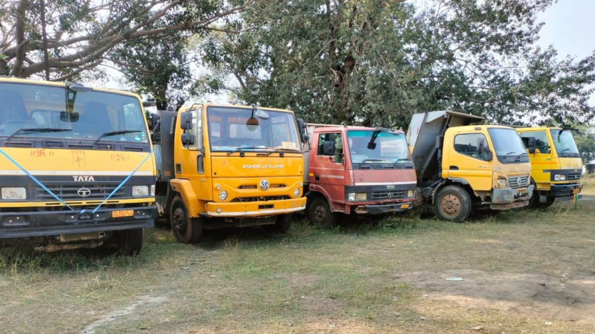 CG News : अवैध खनिज कारोबार पर बड़ी कार्रवाई, खनिज विभाग ने कोयला और रेत ढो रहे 8 वाहनों को किया जब्त