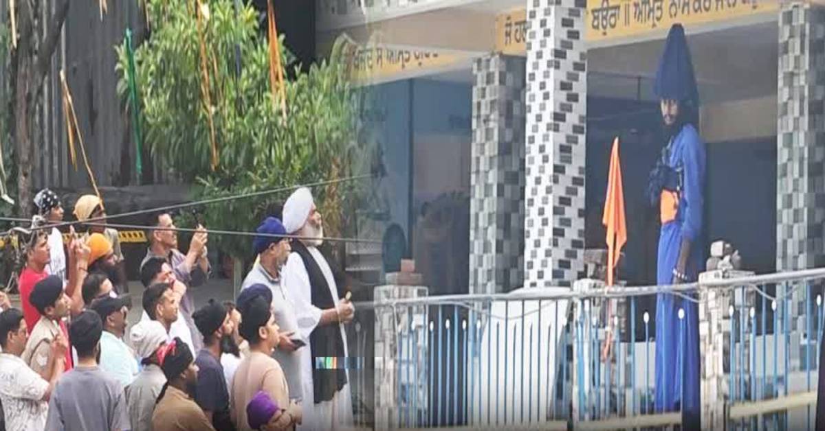 नगरासू स्थित गुरुद्वारे की छत से उतरे निहंग, स्थिति सामान्य, इंटरनेट सेवा भी शुरू