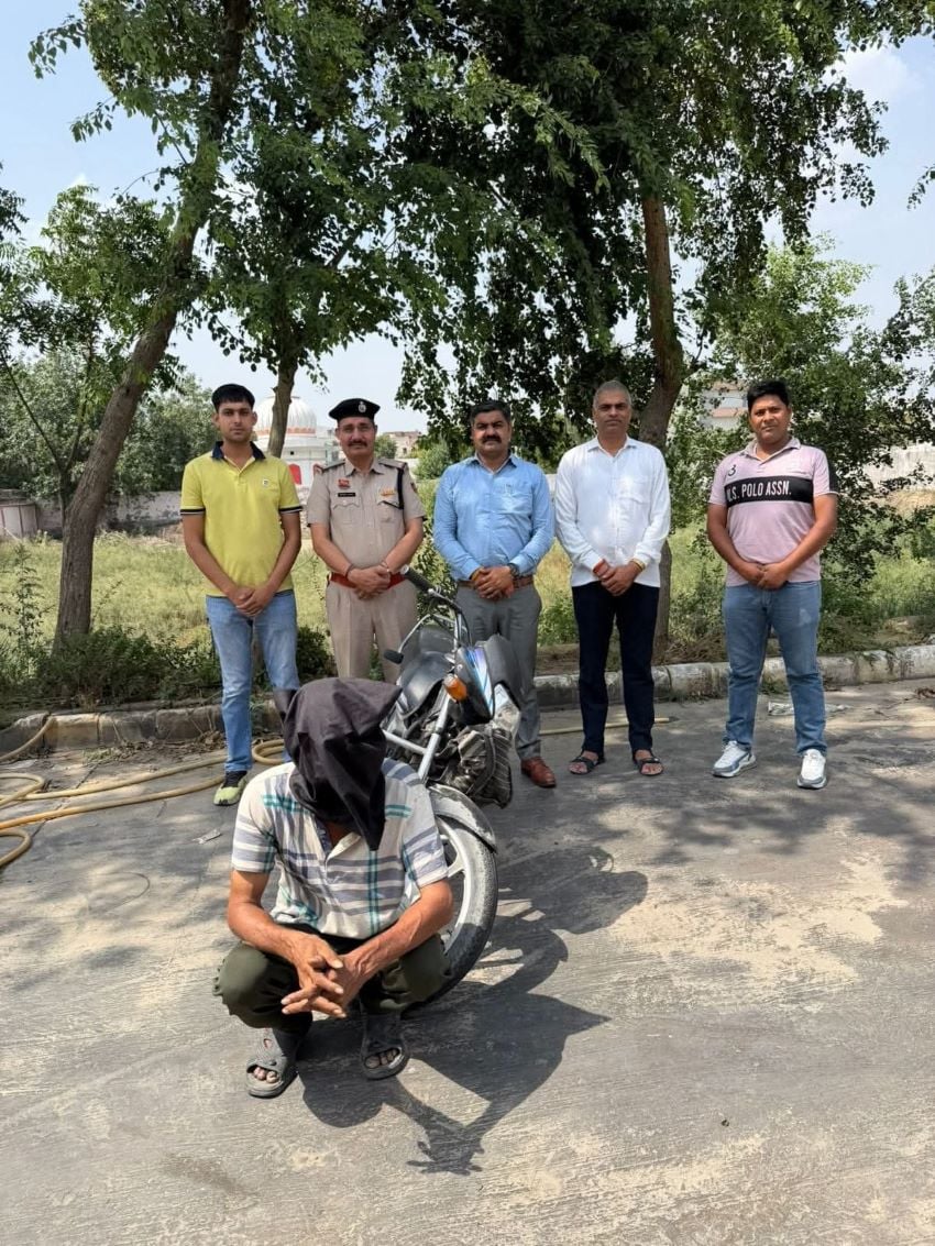 करनाल पुलिस की बड़ी कार्रवाई: वाहन चोर गिरफ्तार, चोरी की बाइक बरामद