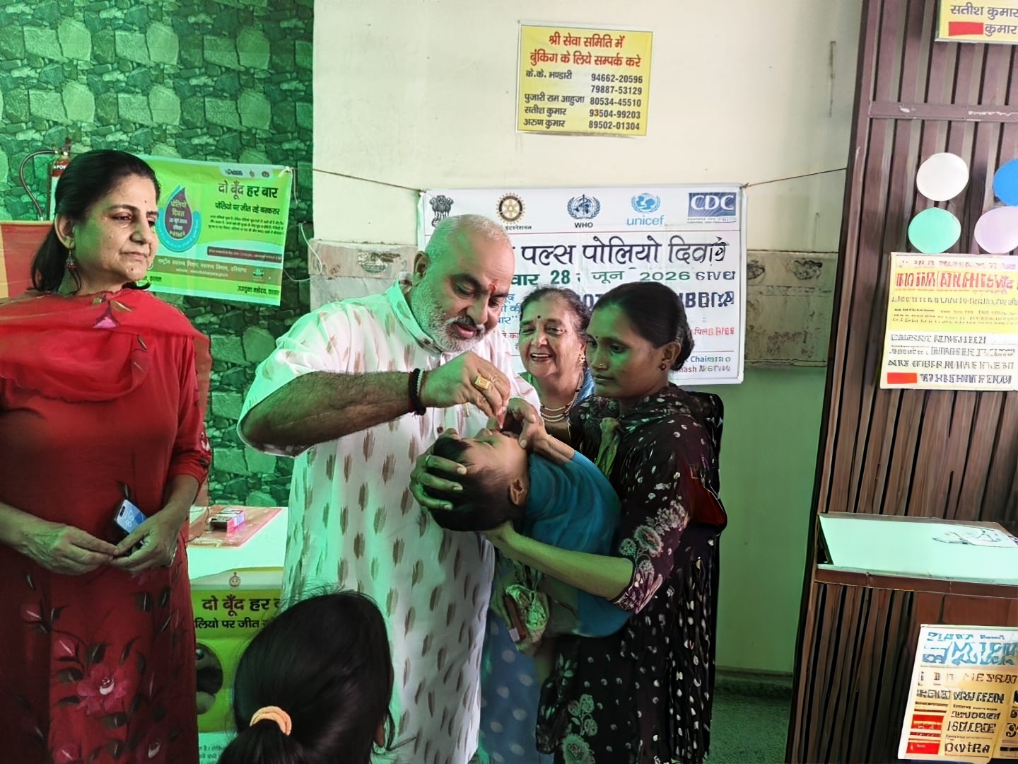 करनाल में पल्स पोलियो अभियान का आगाज: 1.73 लाख से अधिक बच्चों को दवा पिलाने का लक्ष्य
