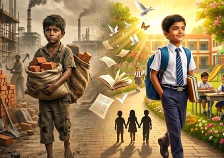 नूंह में बाल श्रम के खिलाफ महा-अभियान, शक्ति वाहिनी ने जगाई अलख, प्रशासनिक अधिकारियों ने दिया संदेश