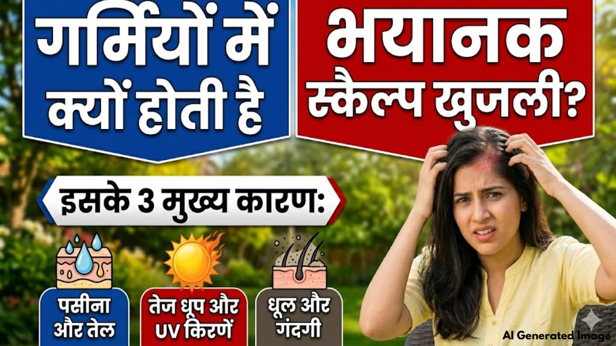 गर्मियों में स्कैल्प में खुजली क्यों बढ़ जाती है? जानें कारण और राहत पाने के आसान उपाय